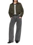 Figure View - Click To Enlarge - VALSTAR - Valstarino Padded Cropped Contrast Collar Jacket