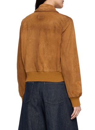 Back View - Click To Enlarge - VALSTAR - Valstarino Cropped Leather Jacket