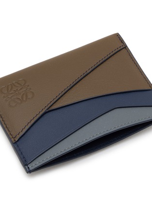 Detail View - Click To Enlarge - LOEWE - Puzzle Calfskin Leather Cardholder