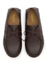 Detail View - Click To Enlarge - LOEWE - Rambla Leather Boat Shoes