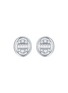 LC COLLECTION JEWELLERY 18K White Gold Diamond Earrings