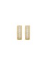 LC COLLECTION JEWELLERY 18K Gold Diamond Hoop Earrings