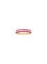LC COLLECTION JEWELLERY 18K Gold Diamond Ruby Ring — Size EU 55