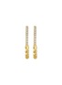 Detail View - Click To Enlarge - LC COLLECTION JEWELLERY - 18K Gold Diamond Hoop Earrings