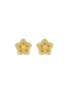 LC COLLECTION JEWELLERY 18K Gold White Natural Yellow Diamond Earrings