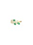 LC COLLECTION JEWELLERY 18K Gold Diamond Emerald Ring — US 7