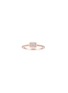 LC COLLECTION JEWELLERY 18K Rose Gold Diamond Ring — US 7