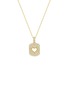 LC COLLECTION JEWELLERY 18K Gold Diamond Pendant Necklace