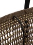 Detail View - Click To Enlarge - LOEWE x PAULA's IBIZA - Braid Palm Leather Basket Bag