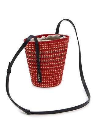 Detail View - Click To Enlarge - LOEWE x PAULA's IBIZA - Braid Pocket Bucket Crossbody Bag