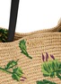 Detail View - Click To Enlarge - LOEWE x PAULA's IBIZA - Puzzle Fold Raffia Leather Tote Bag