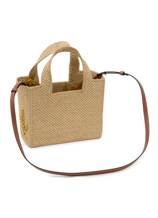 Detail View - Click To Enlarge - LOEWE x PAULA's IBIZA - Small Font Corn Tote Bag
