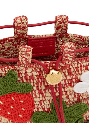 Detail View - Click To Enlarge - LOEWE x PAULA's IBIZA - Strawberry Drawstring Crossbody Bag