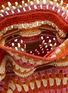 Detail View - Click To Enlarge - LOEWE x PAULA's IBIZA - Medium Flamenco Raffia Leather Clutch Bag