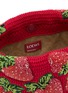 Detail View - Click To Enlarge - LOEWE x PAULA's IBIZA - Mini Flamenco Strawberry Bag