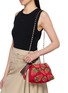 Figure View - Click To Enlarge - LOEWE x PAULA's IBIZA - Mini Flamenco Strawberry Bag