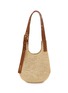 LOEWE Small Punch Hole Raffia Hobo Bag