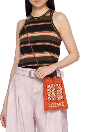Figure View - Click To Enlarge - LOEWE x PAULA's IBIZA - Crochet Crossbody Bag