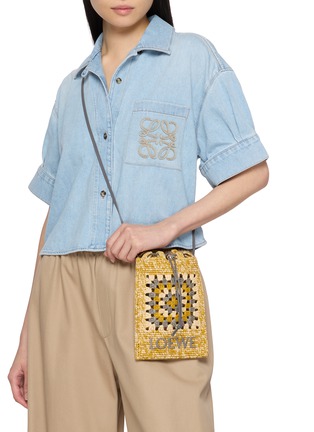 Figure View - Click To Enlarge - LOEWE x PAULA's IBIZA - Crochet Crossbody Bag