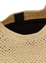 Detail View - Click To Enlarge - LOEWE - Mini Punch Hole Raffia Hobo Bag
