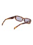 Figure View - Click To Enlarge - PRADA - Tortoise Acetate Rectangle Sunglasses