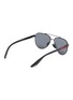 Figure View - Click To Enlarge - PRADA - Metal Oval Sunglasses