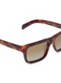 Detail View - Click To Enlarge - PRADA - Tortoise Acetate Rectangle Sunglasses