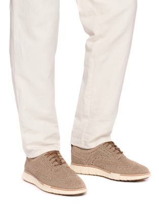 Figure View - Click To Enlarge - COLE HAAN - Zerogrand Remastered Stitchlite Wingtip Men's Sneakers