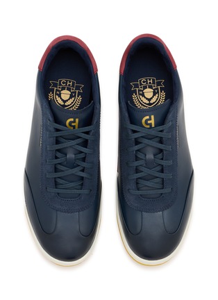 Detail View - Click To Enlarge - COLE HAAN - Grandpro Turf Skyweave Leather Men's Sneakers