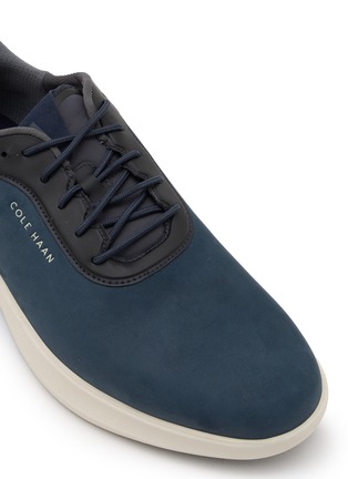Detail View - Click To Enlarge - COLE HAAN - OriginalGrand NEOARC Quick-On Suede Oxford Shoes