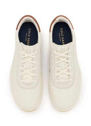 Detail View - Click To Enlarge - COLE HAAN - Grandpro Turf Skyweave Leather Men's Sneakers
