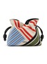 LOEWE Medium Flamenco Embroidered Canvas Clutch