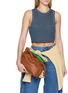 Front View - Click To Enlarge - LOEWE - Medium Layered Flamenco Leather Clutch Bag
