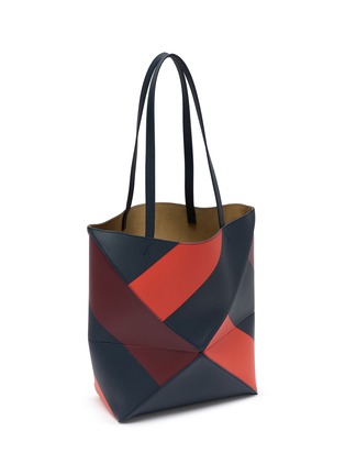 Detail View - Click To Enlarge - LOEWE - Medium Puzzle Fold Leather Tote Bag
