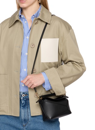 Figure View - Click To Enlarge - LOEWE - Mini Puzzle Edge Soft Grained Calfskin Leather Bag