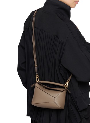 Figure View - Click To Enlarge - LOEWE - Mini Puzzle Edge Grained Leather Bag