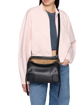 Back View - Click To Enlarge - LOEWE - Medium Amazona 180 Leather Handbag