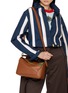 Figure View - Click To Enlarge - LOEWE - Small Puzzle Layers Leather Bag