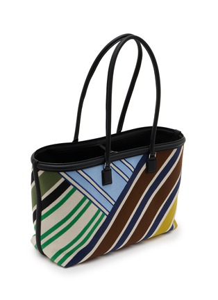 Detail View - Click To Enlarge - LOEWE - Medium Verano Embroidered canvas Tote Bag