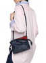 Front View - Click To Enlarge - LOEWE - Mini Layered Flamenco Leather Clutch Bag