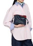Figure View - Click To Enlarge - LOEWE - Mini Layered Flamenco Leather Clutch Bag