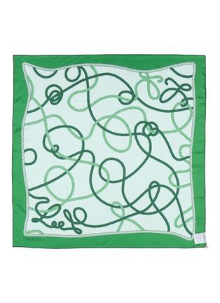 Detail View - Click To Enlarge - LOEWE - Rope Print Scarf