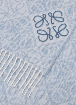 Detail View - Click To Enlarge - LOEWE - Anagram Fringed Scarf