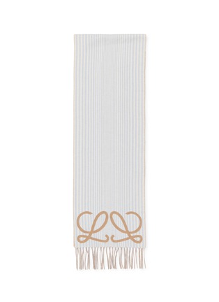 Detail View - Click To Enlarge - LOEWE - Silk Cashmere Scarf