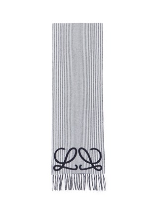 Detail View - Click To Enlarge - LOEWE - Silk Cashmere Scarf