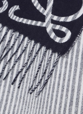 Detail View - Click To Enlarge - LOEWE - Silk Cashmere Scarf
