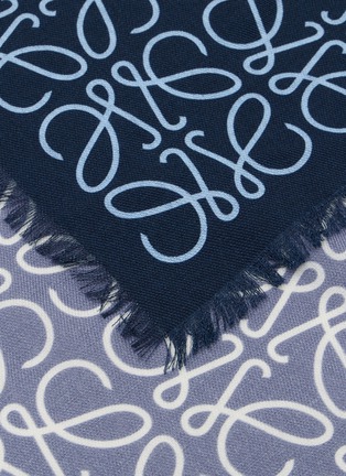 Detail View - Click To Enlarge - LOEWE - Anagram Fringed Scarf