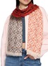 Figure View - Click To Enlarge - LOEWE - Anagram Fringed Scarf