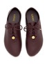Detail View - Click To Enlarge - LOEWE - Coin-Charm Lace-Up Leather Flats