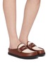Figure View - Click To Enlarge - BIRKENSTOCK 1774 - 1774 Naples Canvas Leather Mules